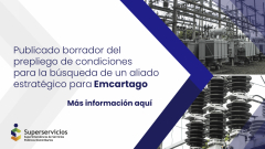 Publicado borrador del prepliego de condiciones para la búsqueda de un aliado estratégico para Emcartago