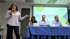 Natasha Avendaño presentó propuesta de solución para la prestación del servicio de energía por parte de Emcartago

