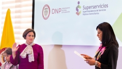 Natasha Avendaño García tomó posesión como superintendente de Servicios Públicos Domiciliarios