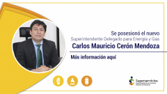Nuevo Superintendente delegado para Energía y Gas Combustible Superservicios
