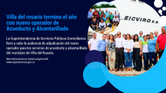 Villa del Rosario termina el año con nuevo operador de Acueducto y Alcantarillado
