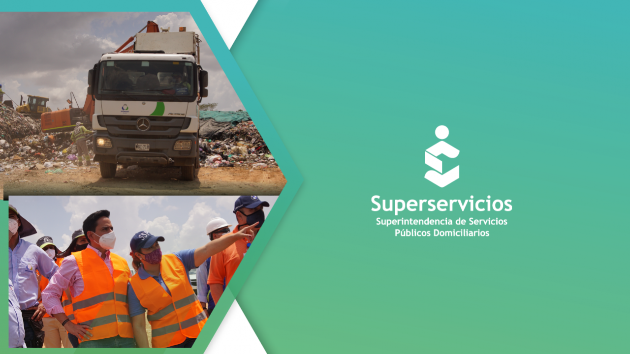 Fotografía de la Superintendente Natasha Avendaño y el Director Técnico de Gestión de Aseo, Armando Ojeda Acosta en visita técnica a relleno Sanitario