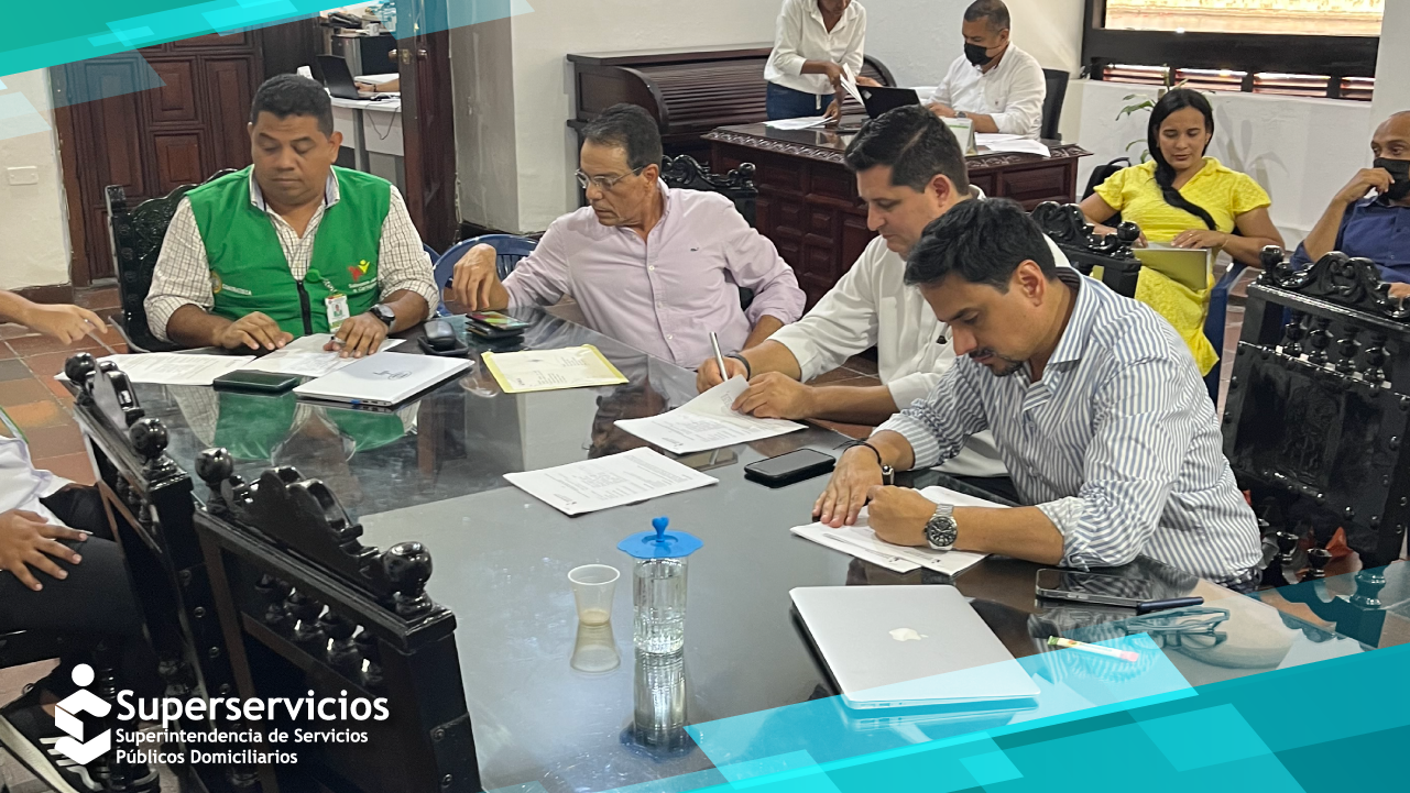 Superservicios cierra Plan de Vigilancia Especial suscrito con empresas prestadoras del servicio público de aseo en Cartagena
