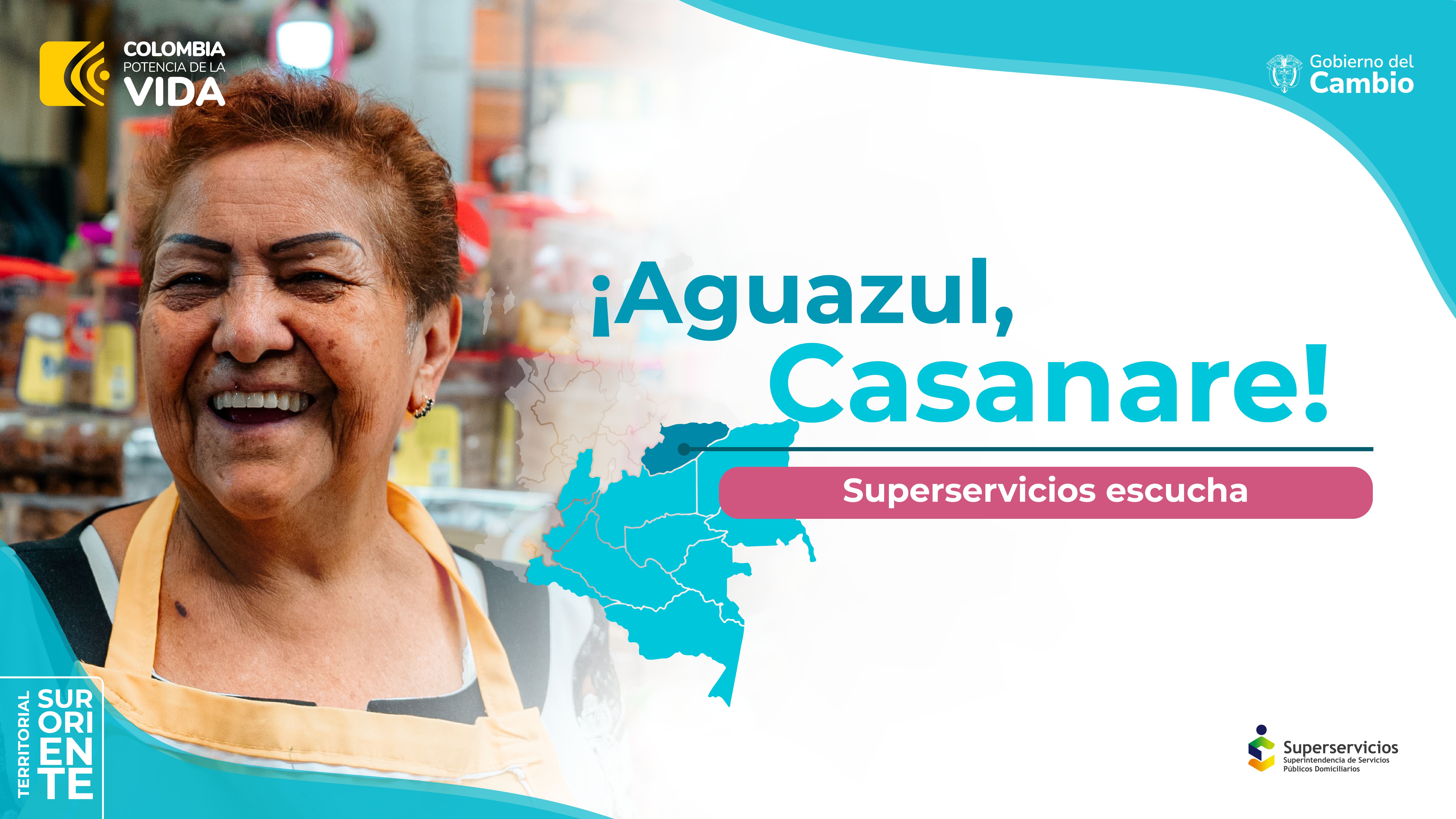Superservicios escucha en Aguazul, Casanare 
