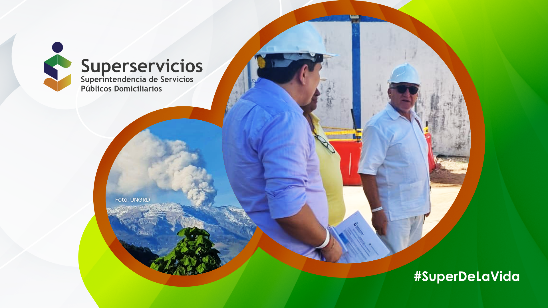 Superservicios solicitó a autoridades y prestadores prepararse para asegurar el suministro de los servicios públicos en las zonas de influencia del Nevado del Ruiz
