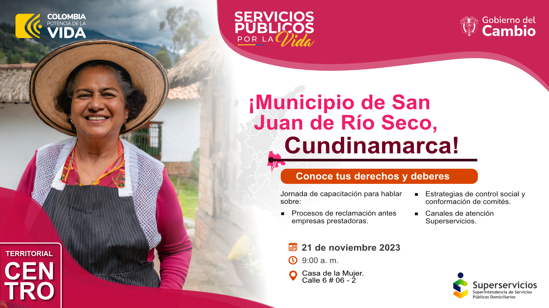 Conoce tus derechos y deberes en San Juan de Río Seco, Cundinamarca
