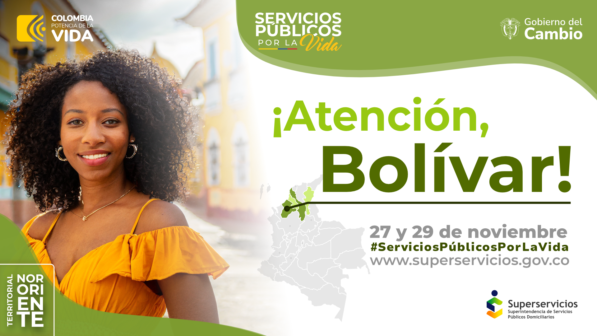 Superservicios escucha en Cartagena, Bolívar 
