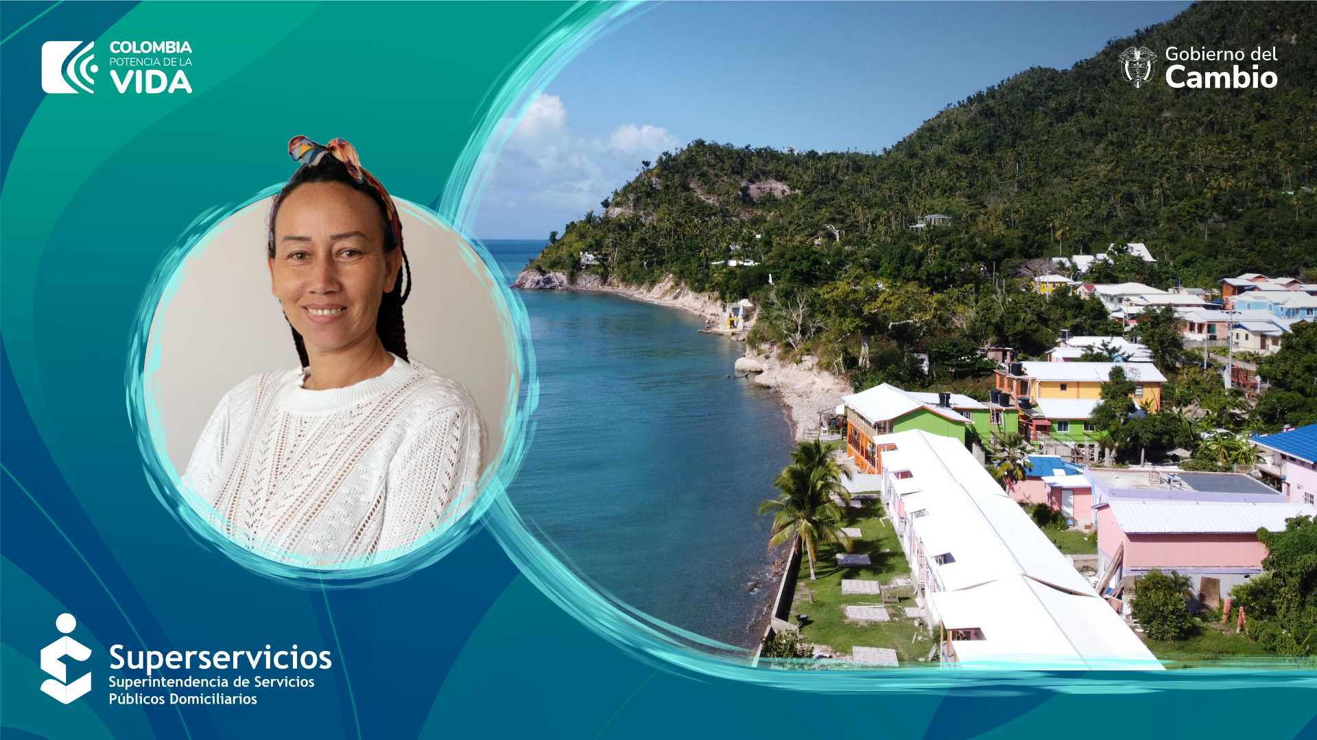 Kathline Rankin Bent, agente especial de la Empresa de Acueducto, Alcantarillado y Aseo de Providencia y Santa Catalina - P&amp;K