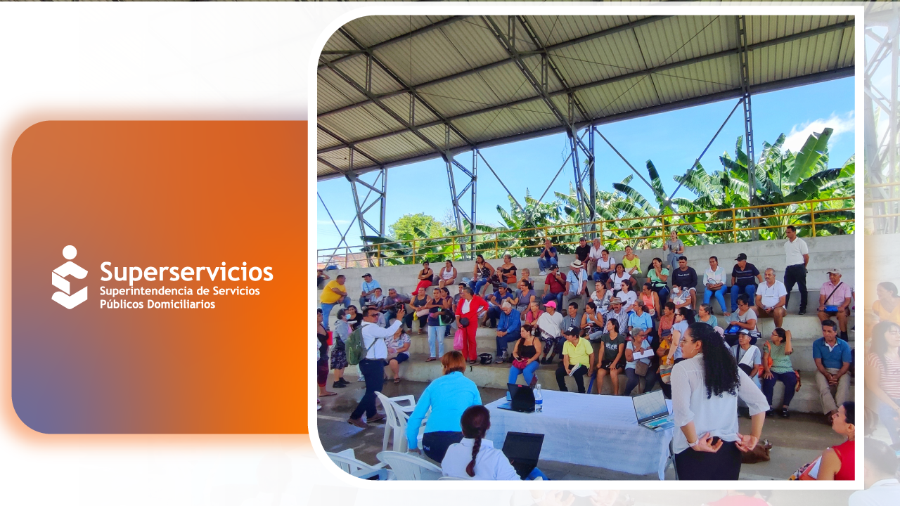 Comunidad de Cundinamarca en reunión con la empresa Enel Colombia, organizada por la Superservicios