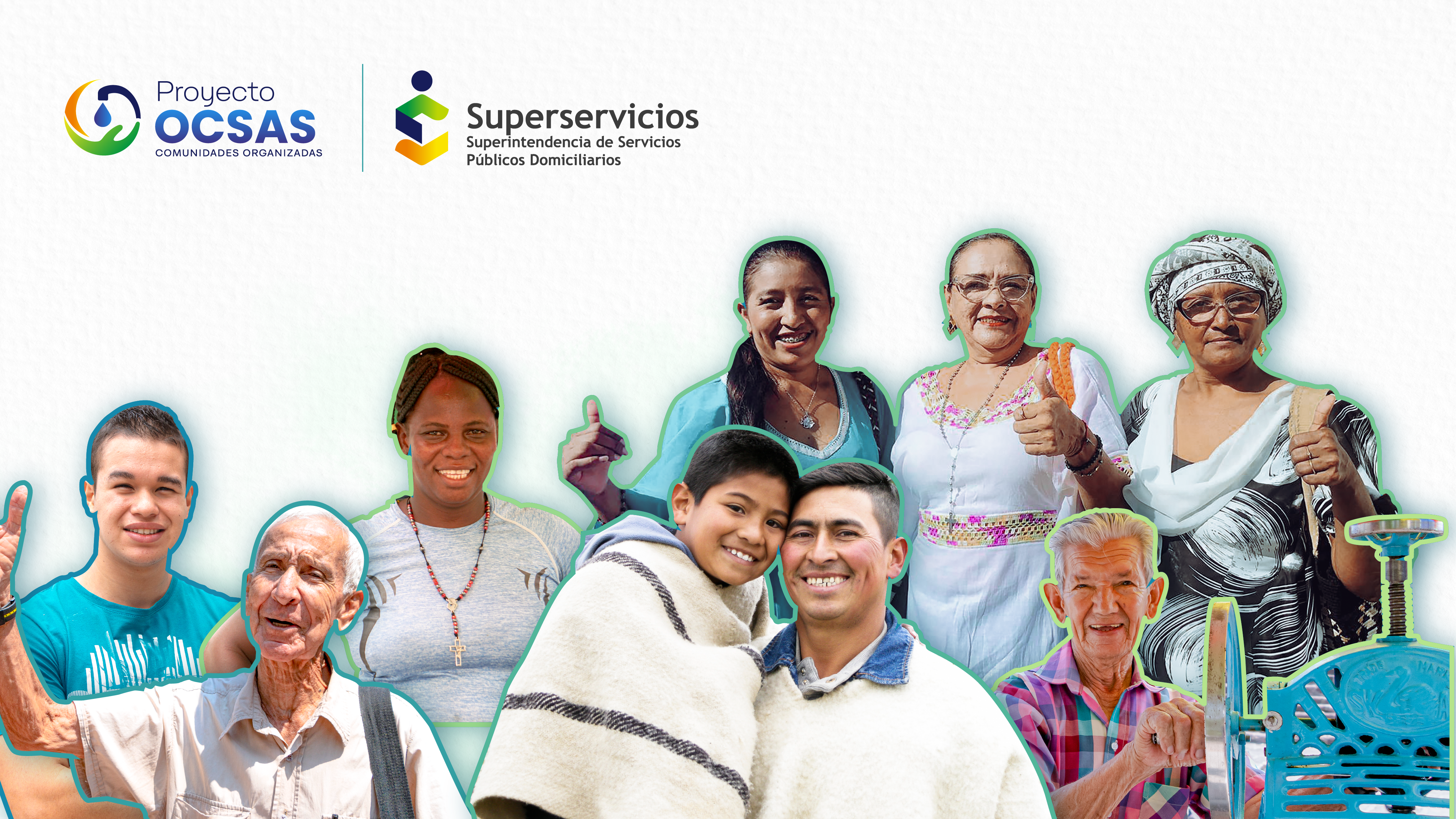 Personas invitando a la capacitación organizada por la Superservicios