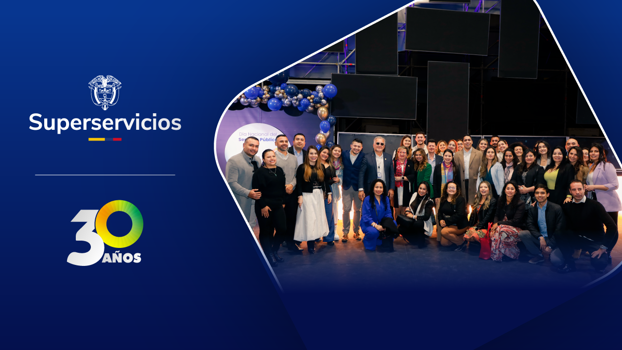 Conmemoración de los 30 años de la Superintendencia de Servicios Públicos Domiciliarios 