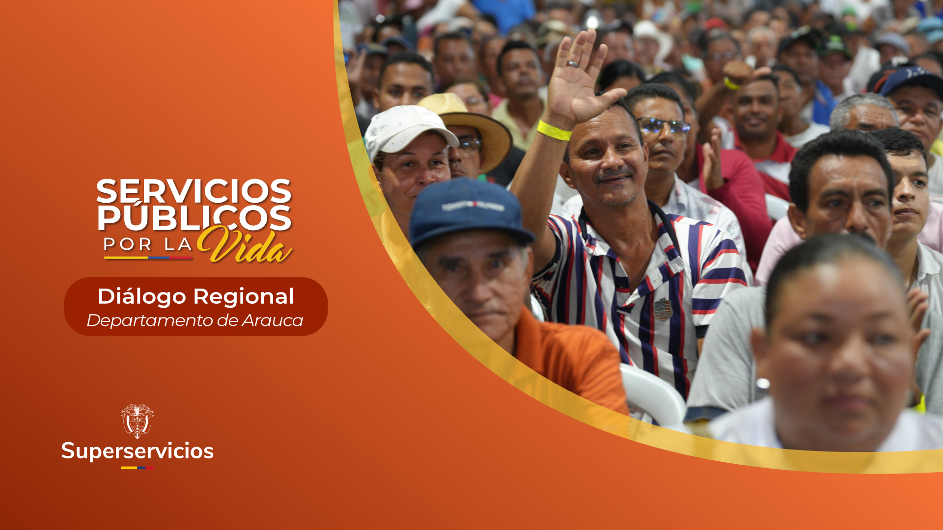 Grupo de personas en un reunión regional de la Superservicios