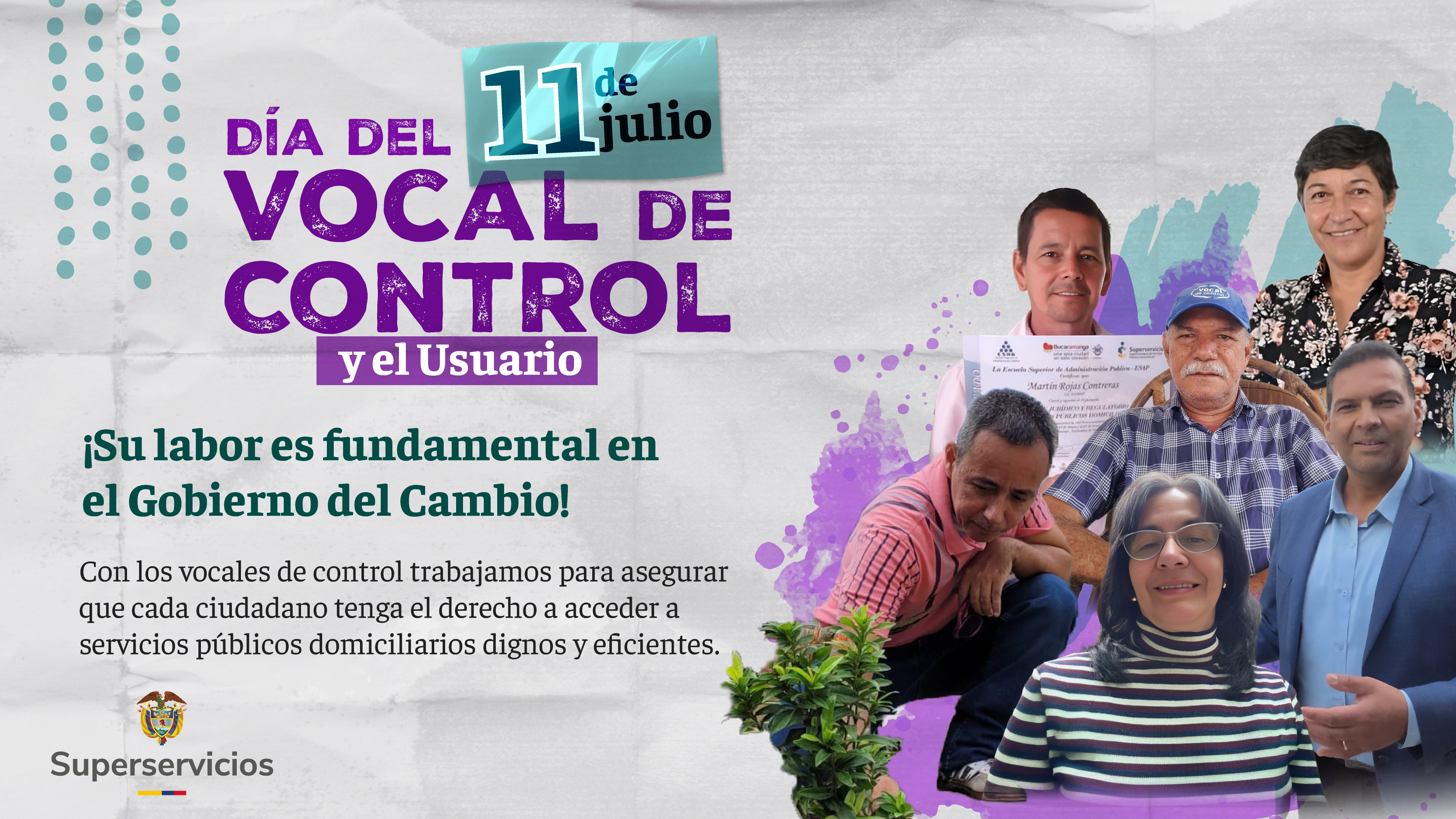 homenaje a los Vocales de Control