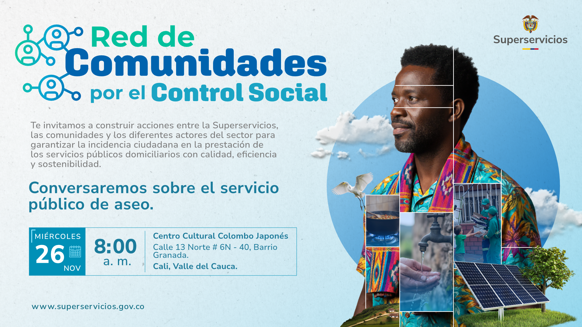 Red de Comunidades por el Control Social en Cali, Valle del Cauca 
