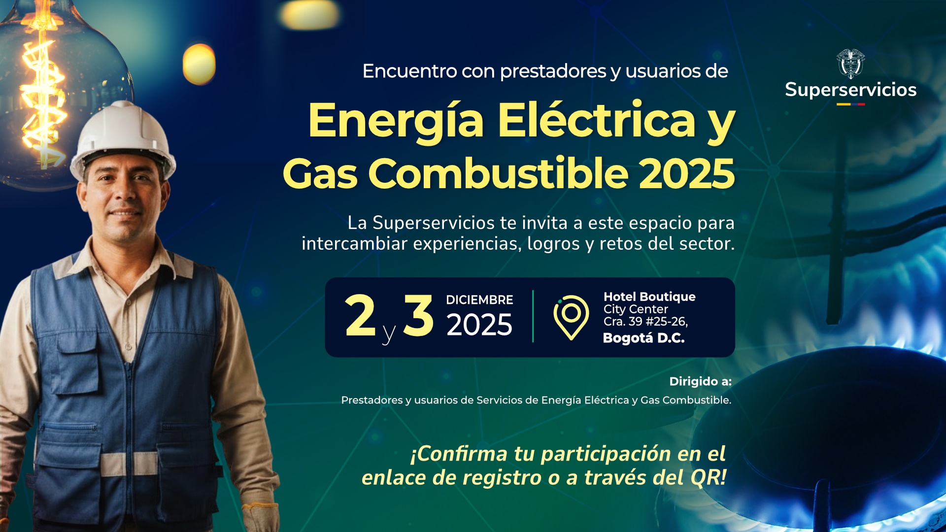 Encuentro con prestadores y usuarios de energía eléctrica y gas combustible
