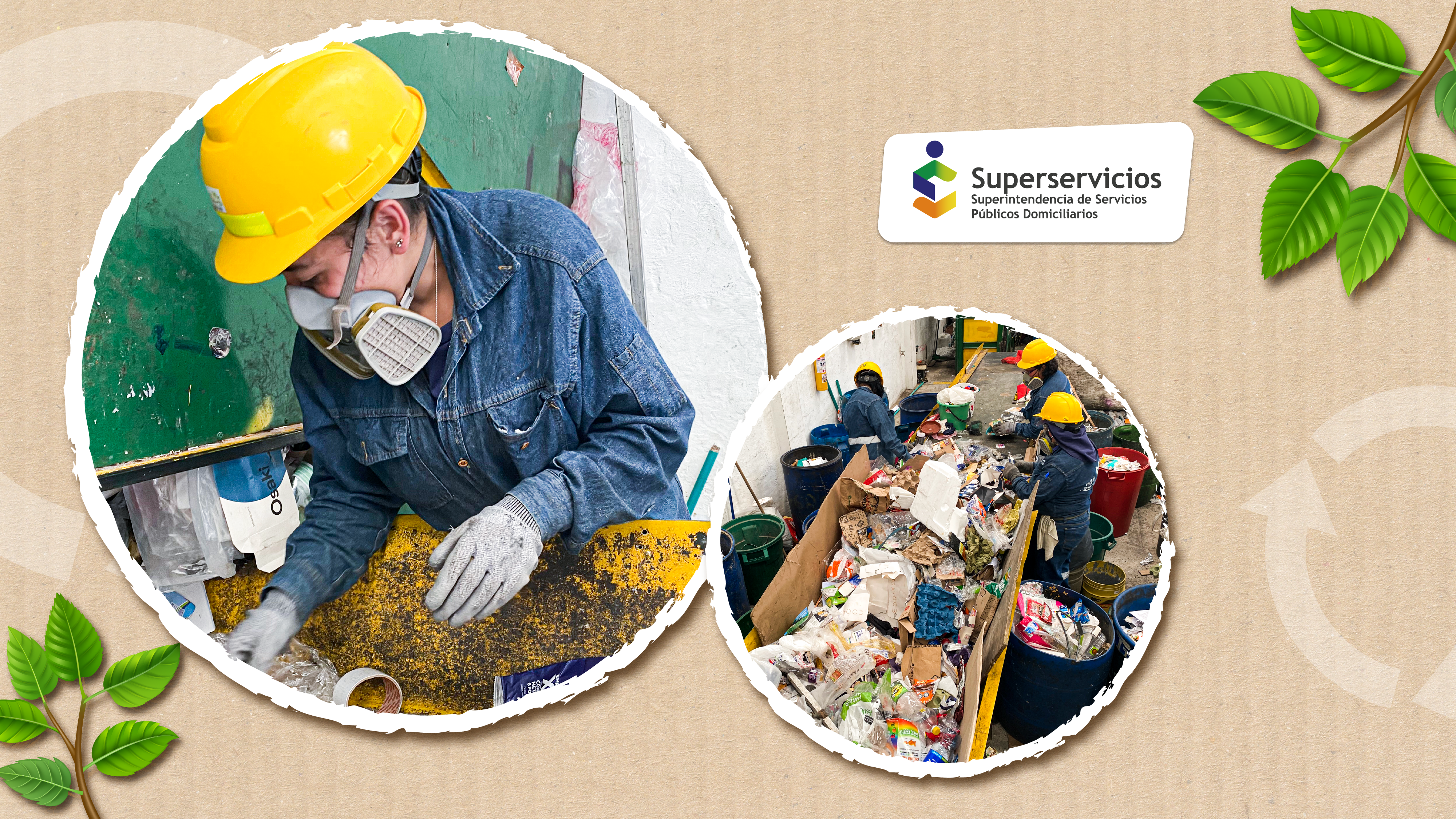 Reciclador de oficio en una Estación de Clasificación y Aprovechamiento (ECA)