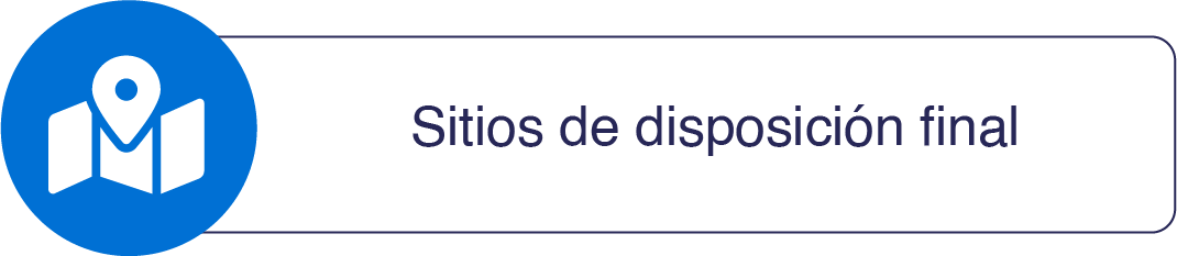 Aseo - Sitios de disposición final