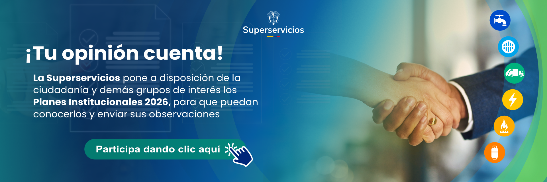 Planes institucional 2026 Superservicios