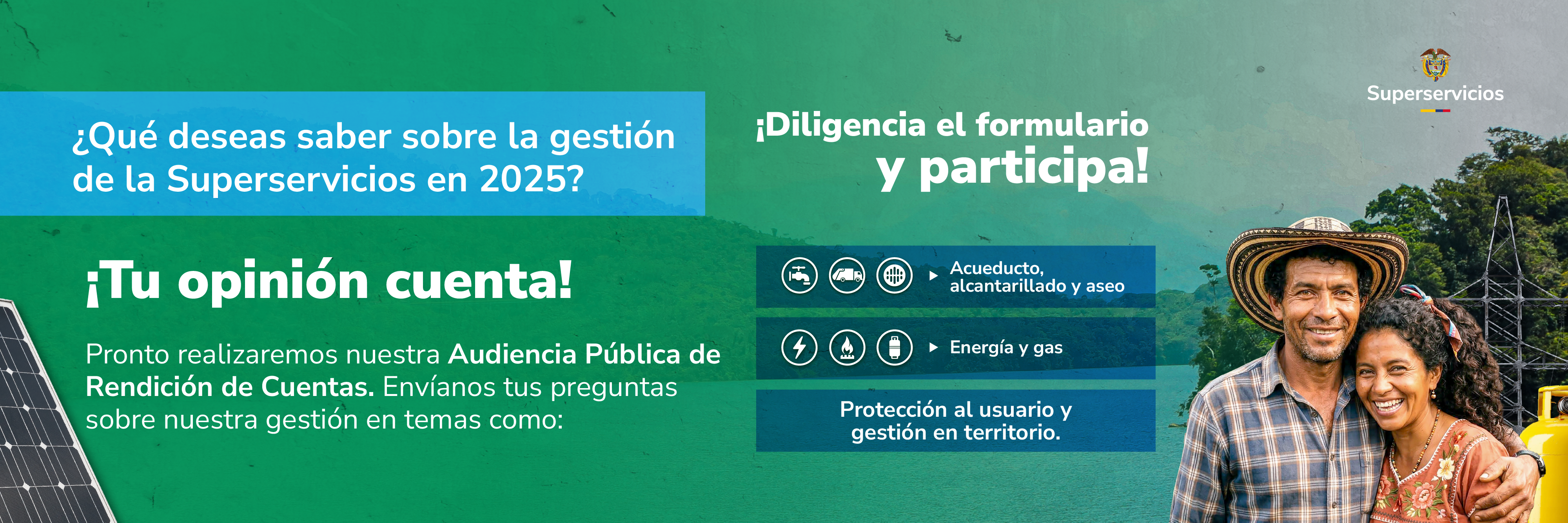 Tu participación es clave en la Rendición de Cuentas 2025; envía tus preguntas y haz oír tu voz.
