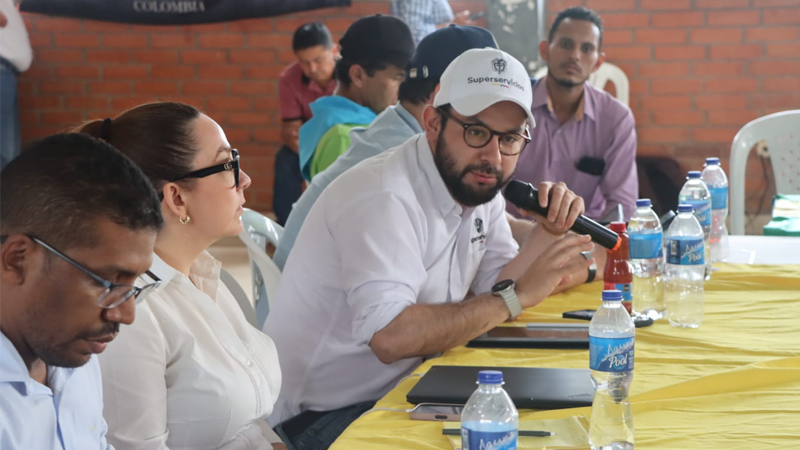 Superservicios acompañó mesa de diálogo en el norte del Cauca 