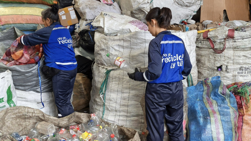 Mujeres recicladoras