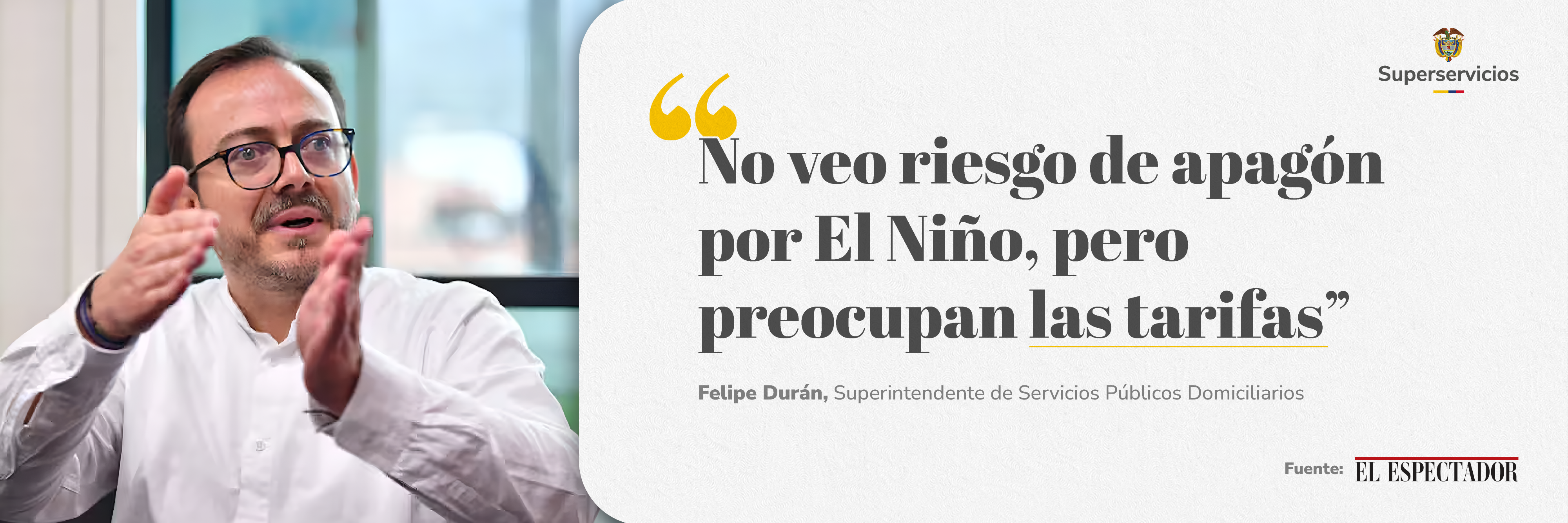 Banner nota el espectador