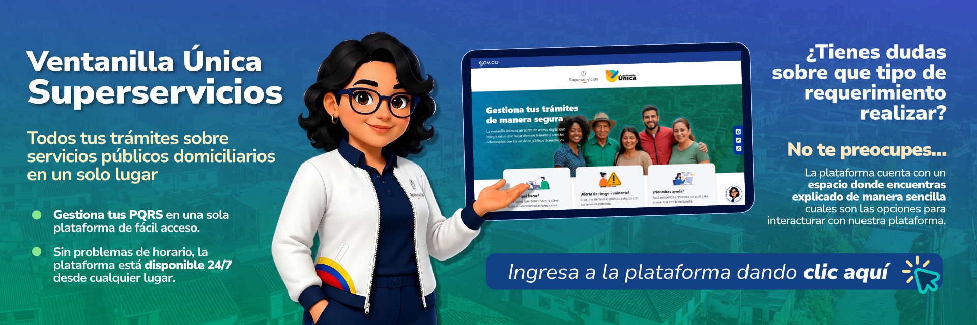 Ventanilla Única, (Tramites servicios públicos domiciliarios) 