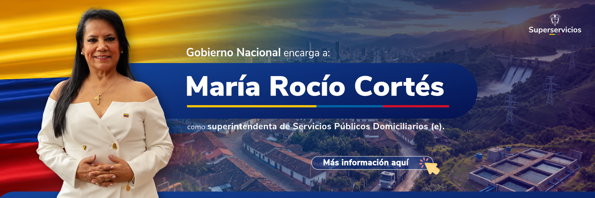 Banner nueva superintendente encargada