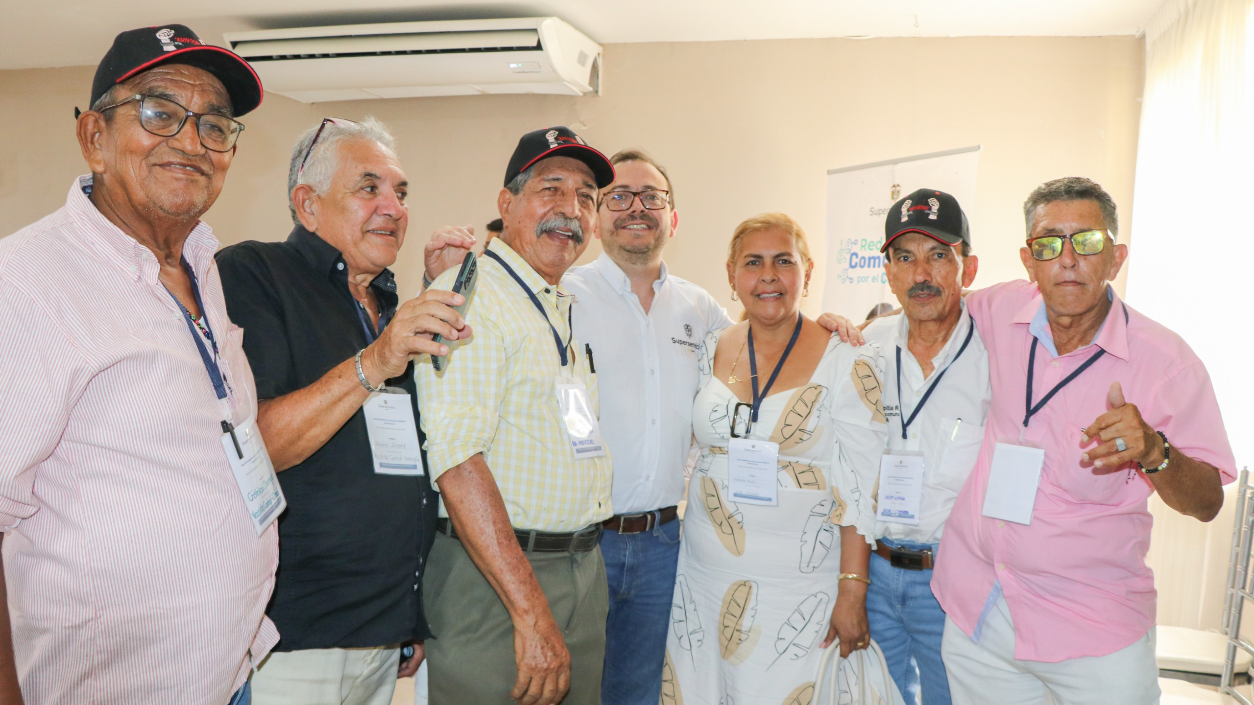 El superintendente de Servicios P&uacute;blicos Domiciliarios, Felipe Dur&aacute;n Carr&oacute;n, durante los encuentros de la Red de Comunidades por el Control Social.