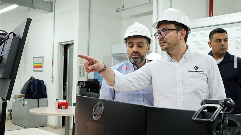 Superservicios visitó el embalse Topocoro, asociado a la planta de generación eléctrica Central Hidroeléctrica Sogamoso