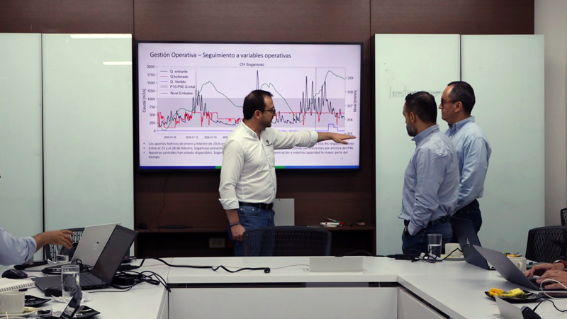 ​​​​​​Superservicios visitó el embalse Topocoro, asociado a la planta de generación eléctrica Central Hidroeléctrica Sogamoso